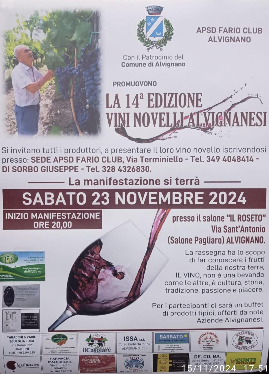 vini novelli alvignanesi