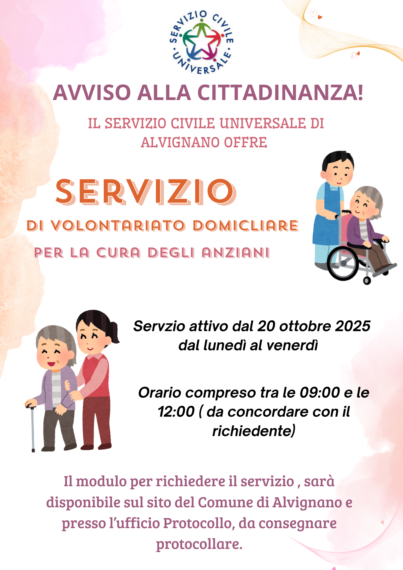 locandina servizio anziani